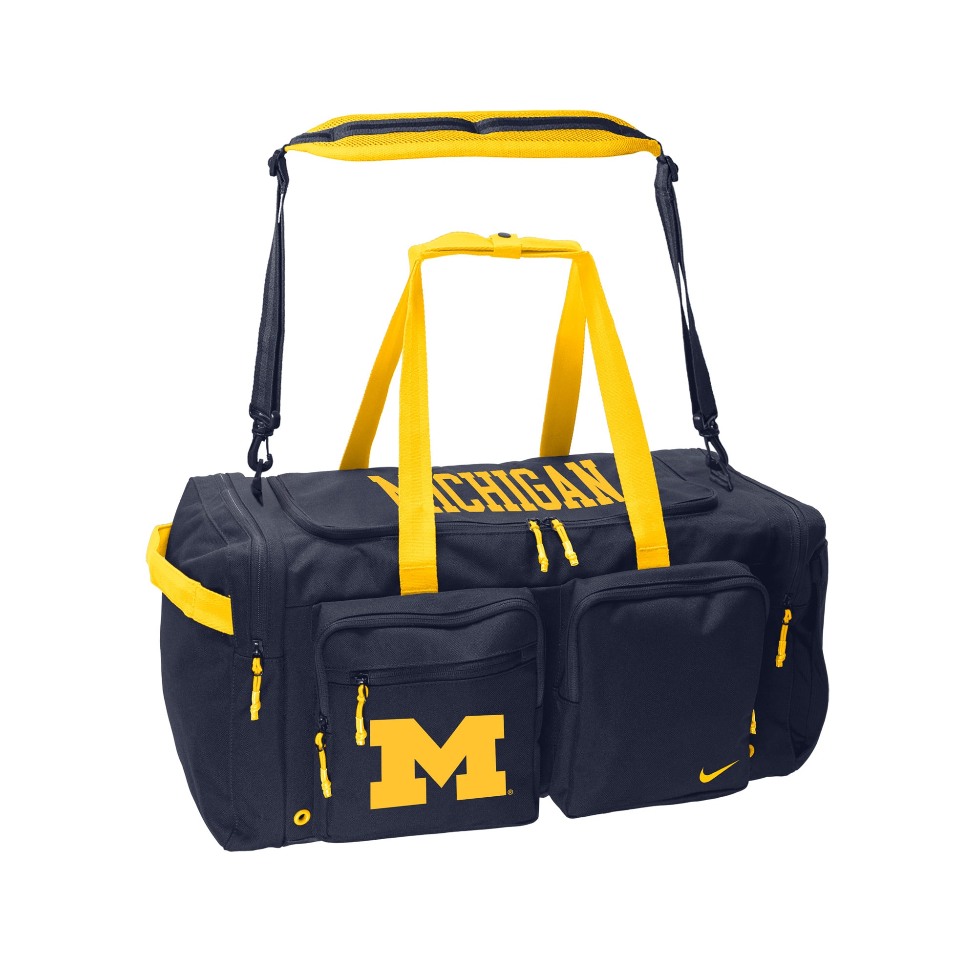 Nike Michigan Wolverines Utility Power Duffel Bag